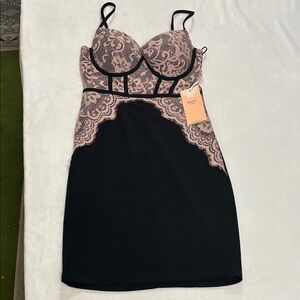 Blashe Fancy Dress Sexy for New Years Eve Black and Mauve